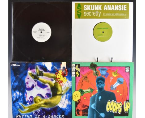 Approximately one hundred House / Progressive House / Synth / Electronic / Garage / Shoegaze 12" singles including Snap! Skun