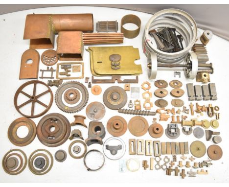 Part built 3 inch scale Burrell&nbsp;agricultural traction engine, with part constructed boiler and mostly raw castings, toge