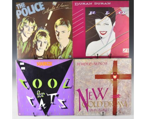 Approximately fifty five Post Punk / Pop / Rock LPs including Simple Minds, Squeeze, Duran Duran, ELO, Phil Collins, Stevie N