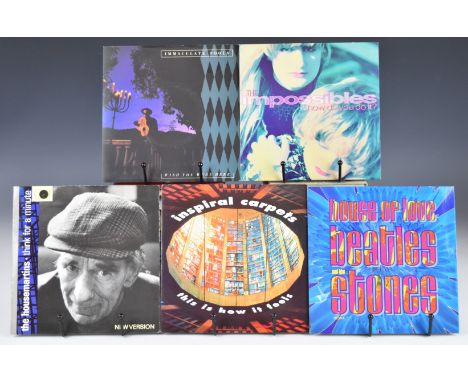 Over four hundred 1980s/1990's 7" Indie Rock / New Wave / Post Punk / House / Trance / Electronic / Pop and Hi-NRG singles, m
