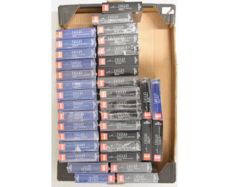 Thirty six Maria Callas Classical / Opera CD box sets, all sets containing two or three CDs, twenty nine are still sealed in 