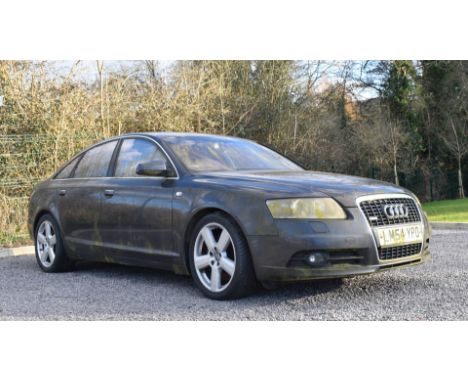 2005 Audi 3200cc petrol A6 saloon car, registration number LM54 YPO, with V5c. MOT expired 04/12/2018, at the last MOT the od