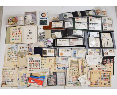 A very large GB and world stamp collection in albums, boxes and loose, from Queen Victoria to Queen Elizabeth II including ea