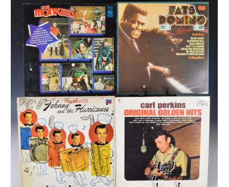Over fifty Rock n Roll / Beat / Pop LPs, mostly 1950's and 1960's including Johnnie &amp; The Hurricanes, Carl Perkins, The M