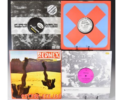 Approximately one hundred House / Synth / Electronic / Trance / Hip Hop / Shoegaze 12" singles including Finitribe 101, Clock