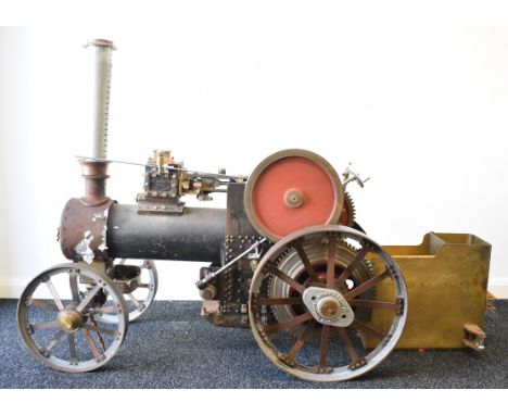 Part built 4 inch scale Tasker Little Giant live steam traction engine, with steel boiler by Enterprise Engineering of Cambri