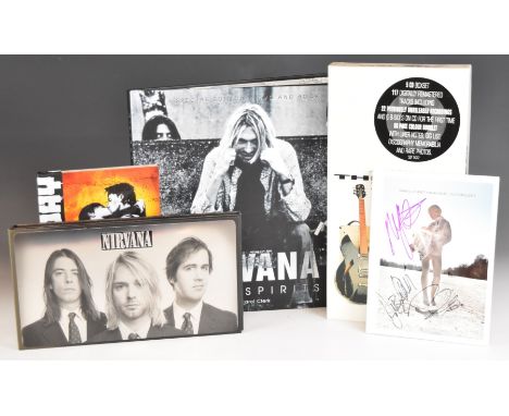 Five Indie Rock collectibles comprising Manic Street Preachers Futurology two CD box/booklet set appears to be signed by the 