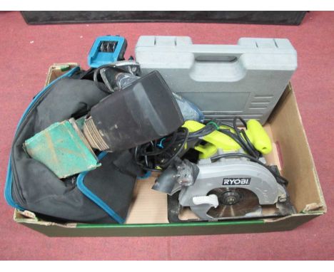 Tools - Ryobi circular saw, Erbauer drill, Bosch sander, etc (untested sold for parts only).