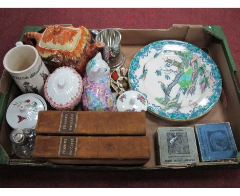 Primus Lantern Slides, sets of eight Our Fireman and Sweep and Whitewasher. Spode, Coalport and other ceramics, glass bottle: