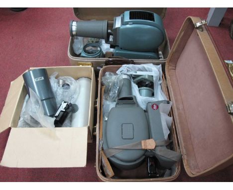 Vintage Leitz Prado 66 Slide Projector, (cased) plus Leitz Projector and accessories. 