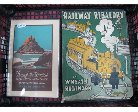 Great Western Railway Memorabilia - A 1935 book entitled 'Railway Ribaldry' by Heath Robinson, being 96 pages of railway humo