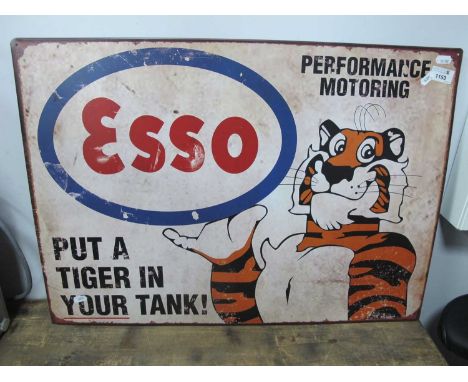 Esso Wall Sign "Put a Tiger in Your Tank", 70cm wide