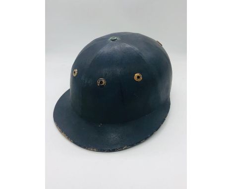 A vintage blue polo hat 