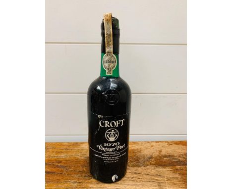 A Bottle of 1970 Croft Vintage Port