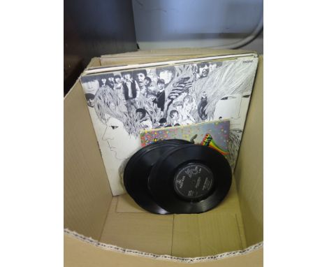 The Beatles: LPs and singles, including 'Help!', 'Beatles For Sale', 'Rubber Soul', 'Revolver' and 'Sgt Pepper's Lonely Heart