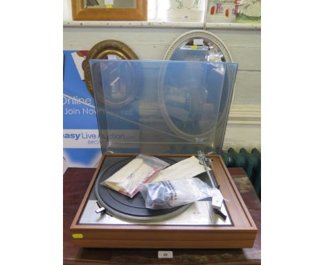 A Goldring Lenco GL 75 turntable, with manual, accessories and spare Shure stylus 