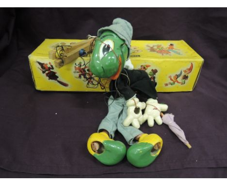 A Pelham standard puppet, Jimmy Cricket in original box
