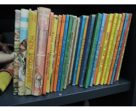A selection of vintage Ladybird and similar children's books, approx 60