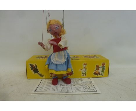 A Pelham puppet - 'Goldilocks', 1963 in original box of issue with instructions, in good condition.