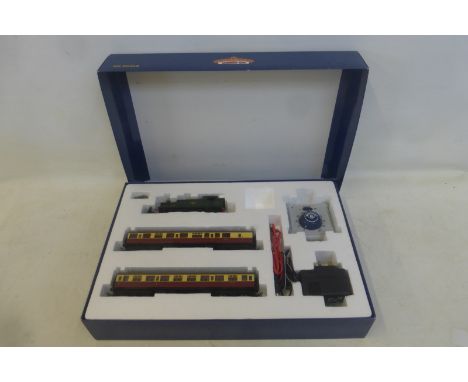 A boxed Bachmann Local Suburban Electric Train Set.