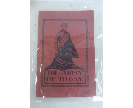 An Army recruiting booklet, from the time of King George V.