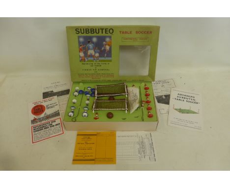 A Subbuteo Table Soccer Continental Display edition.