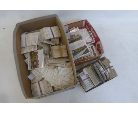A selection of various cigarette cards to include R. & J. Hill Ltd, Senior Service and Cavenders.
