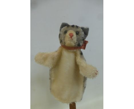 A Steiff puppet - 'Cat', 1950/60s