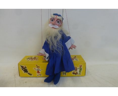 A Pelham puppet - 'Merlin' for Walt Disney, 1963, in near perfect condition, save for a tiny hole in the hat.