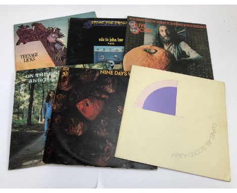 VINYL LPS (RAREITIES). STONE THE CROWS, 'Teenage Licks', 2425 071 SUPER Good sleeve/ VG+ disc (quite rare);  and 'Ode to John