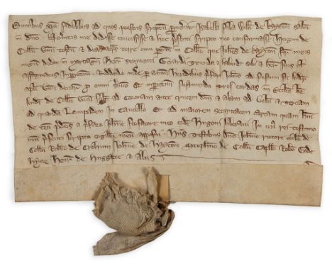 Grant by Isabella, - daughter of William de Kayton, to Hugh de Collum of land in Cowlam  daughter of William de Kayton, to Hu