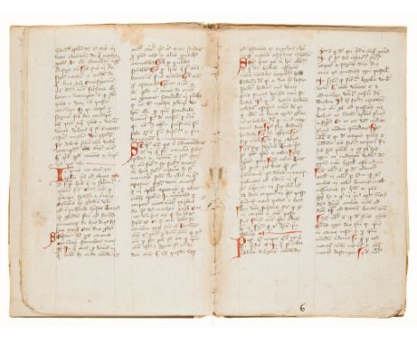 Hugh of Saint-Cher, - Speculum Ecclesiae , manuscript in Latin on paper [northern Europe  Speculum Ecclesiae  ,   manuscript 