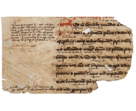 Fragments from a German Renaissance copy - of Cicero, De officiis , in Latin on paper [northern Germany  of Cicero,  De offic