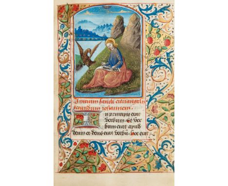 The Hours of Gabrielle d’Estrées, - Use of Paris, illuminated manuscript in Latin and French on... Use of Paris, illuminated 