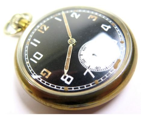 British Military Issue General Service Time Piece (GSTP). Marked on the back GS/TP 054656 with Arrow mark