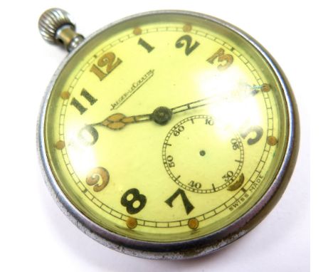 Jaegar Le Coultre British Military Issue General Service Time Piece (GSTP) . Marked on the back G.S.T.P. F009511 with Arrow m
