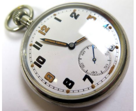 British Military Issue General Service Time Piece (GSTP). Marked on the back G.S.T.P 349472 with Arrow mark