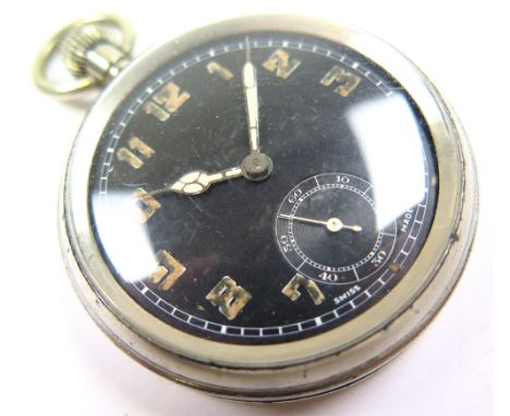 British Military Issue General Service Time Piece (GSTP) . Marked on the back G.S.T.P. A 80167 with Arrow mark