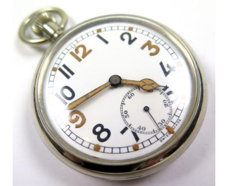 British Military Issue General Service Time Piece (GSTP) . Marked on the back G.S.T.P. F062257 with Arrow mark