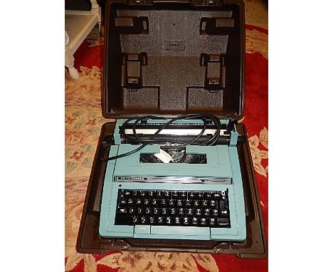 Smith Corona typewriter in case