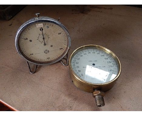 Pye Timer and pressure gauge A/F