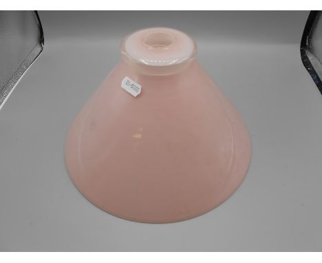Vintage Glass Ceiling Light Shade 10 inches wide at base