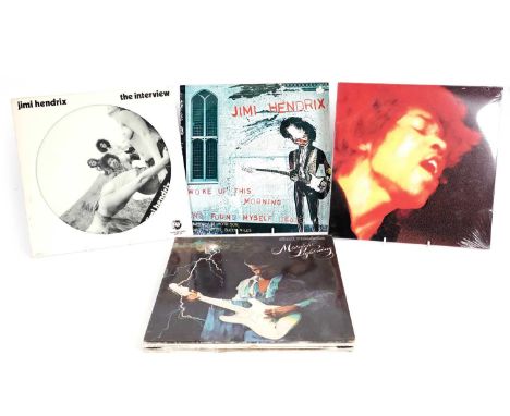 Jimi Hendrix LPs, to include: a sealed copy of Electric Ladyland, repress [88751-34511]; More Experience; Cornerstones; Exper