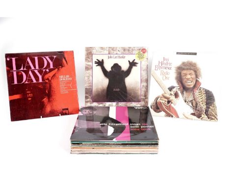 Mixed Blues, Jazz and Rock LPs, artists to include: Jimi Hendrix; Ella Fitzgerald; Gary Moore; Colosseum; Gary Moore; Fats Do