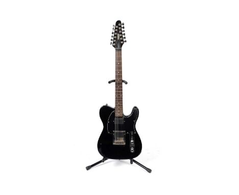 A Hohner Professional TE Custom XII, twelve-string guitar serial number C207224, with maple neck, rosewood fretboard, fitted 