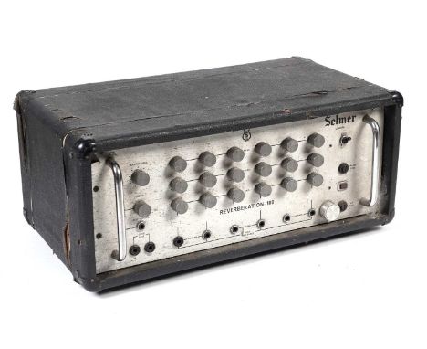 A vintage 1970s Selmer EL34 Reverberation 100 amplifier (for restoration).
