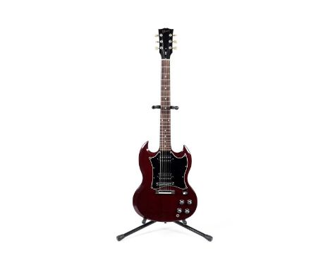 A 2004 Gibson SG Special, serial number 02894538, made in Nashville USA, with mahogany body and neck, unbound rosewood fretbo