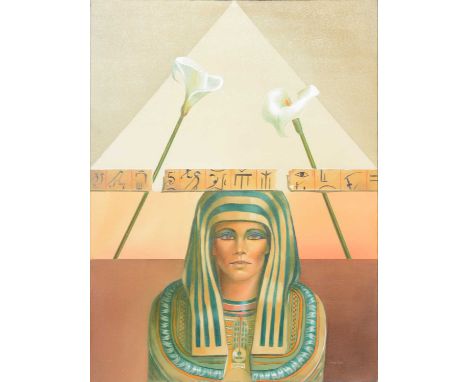 John Voss,Requiem for a Queen, signed, inscribed on the reverse, oil on canvas, 80 x 60cm;and Daybreaks - Half forgotten drea