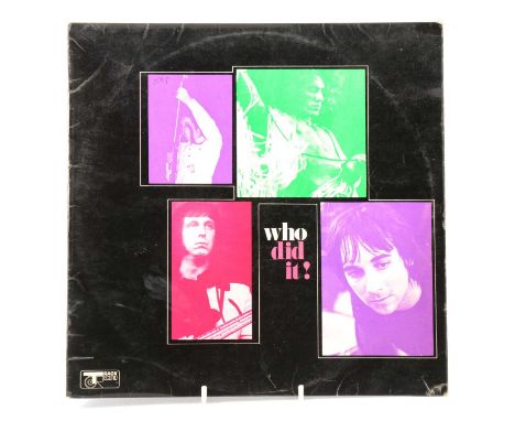 The Who - Who Did It! LP vinyl music record, matrix 2856001, Track Records label.Footnote: The 13-track stereo compilation LP