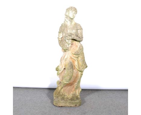 Cast garden statue, Venus, 117cm, and another female figure, 117cm.Qty: 2Condition report:Please see the added photos online,